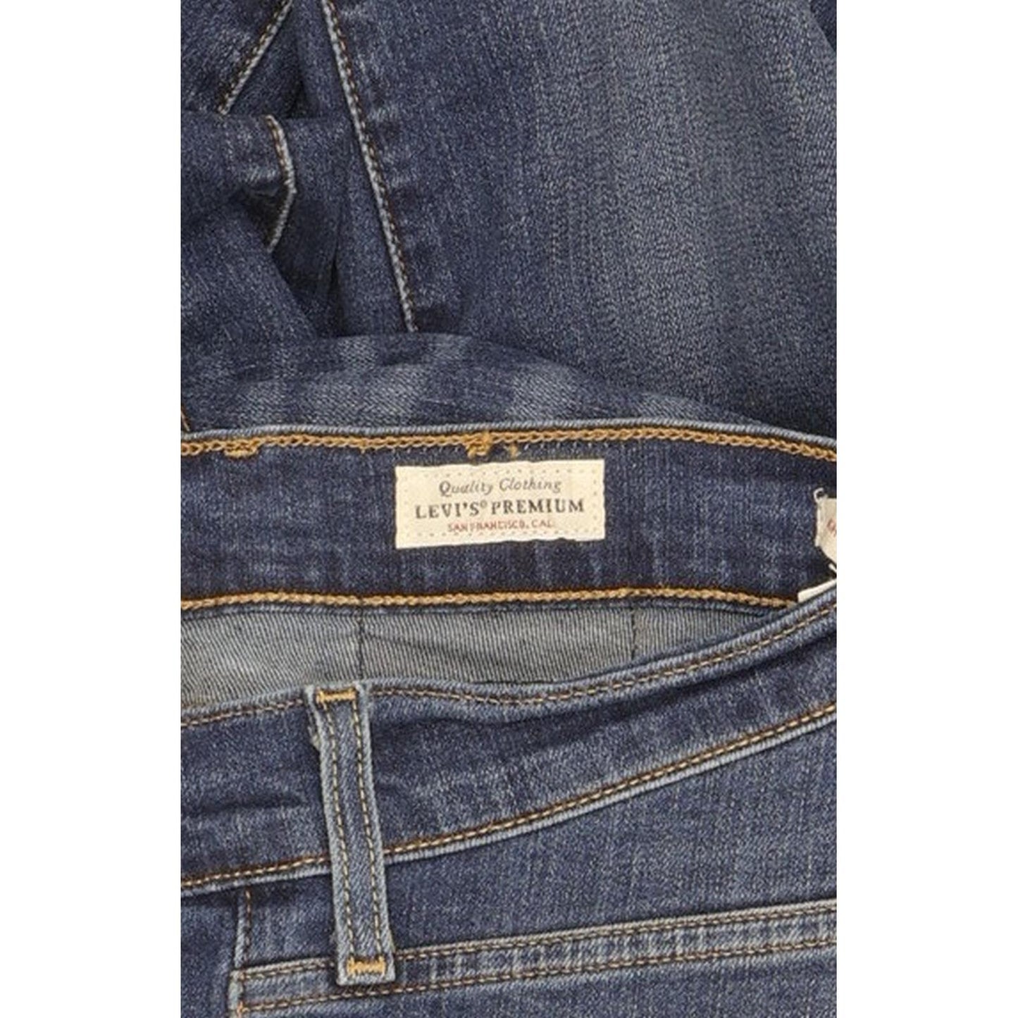 Levi's 724 Women Blue Straight Slim Stretch Jeans W26 L30