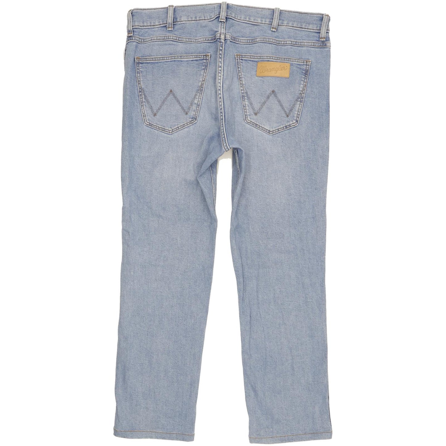 Wrangler Greensboro Men Blue Straight Regular Stretch Jeans W34 L27