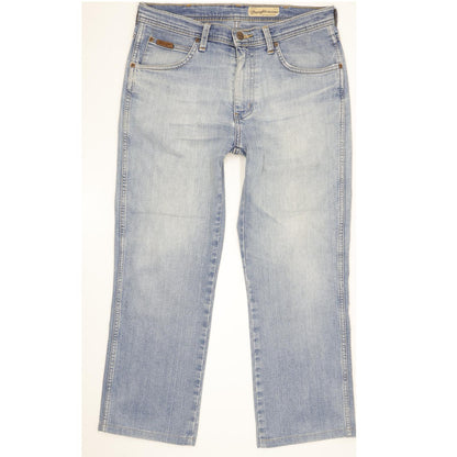 Wrangler Arizona Men Blue Straight Regular Stretch Jeans W32 L25