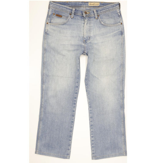 Wrangler Arizona Men Blue Straight Regular Stretch Jeans W32 L25