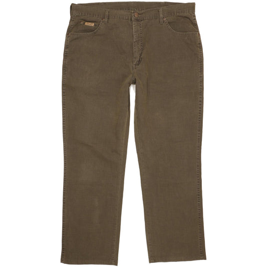 Wrangler Texas Men Green Straight Regular Stretch Jeans W38 L28