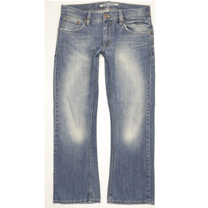 Mustang Men Blue Bootcut Regular Jeans W34 L31