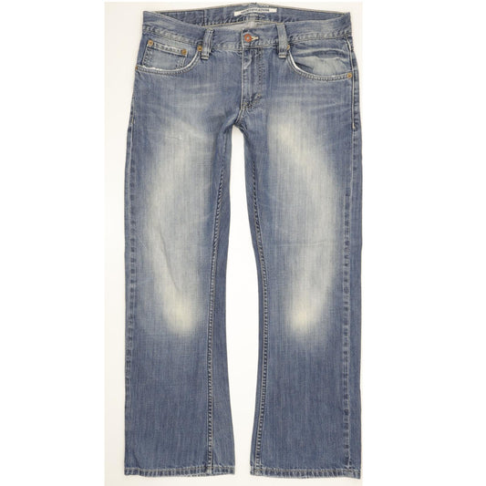 Mustang Men Blue Bootcut Regular Jeans W34 L31
