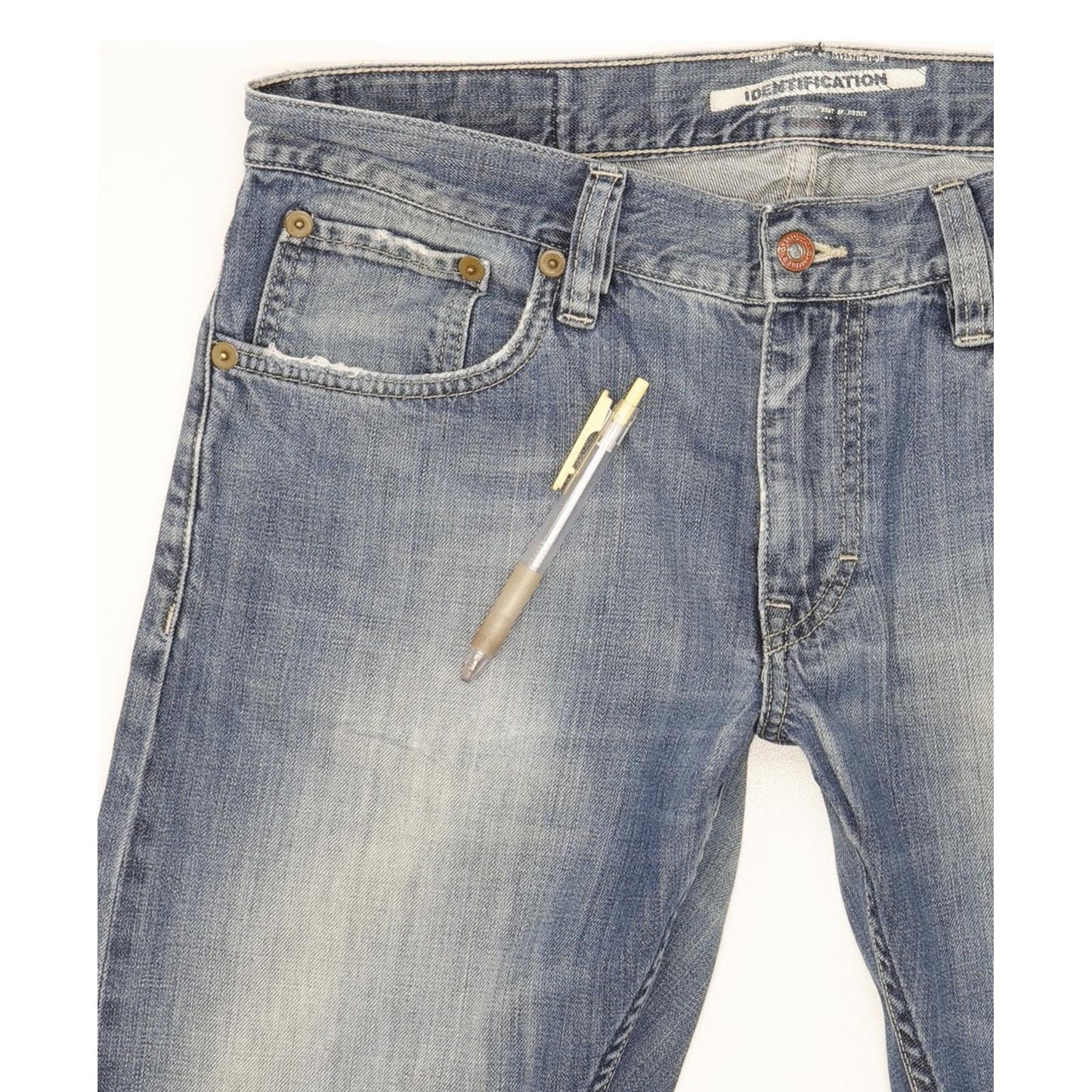 Mustang Men Blue Bootcut Regular Jeans W34 L31