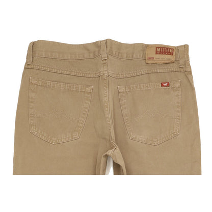 Mustang Men Beige Straight Regular Jeans W35 L30