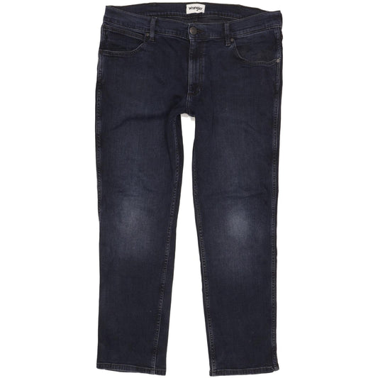 Wrangler Greensboro Men Blue Straight Regular Stretch Jeans W36 L29