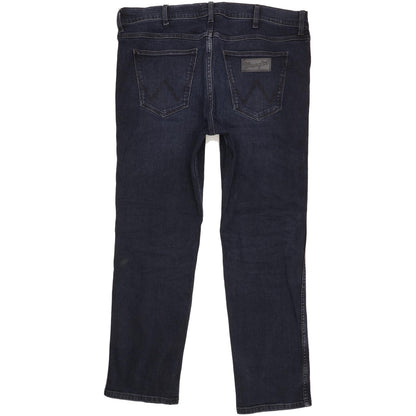 Wrangler Greensboro Men Blue Straight Regular Stretch Jeans W36 L29