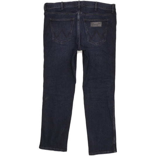 Wrangler Greensboro Men Blue Straight Regular Stretch Jeans W36 L29