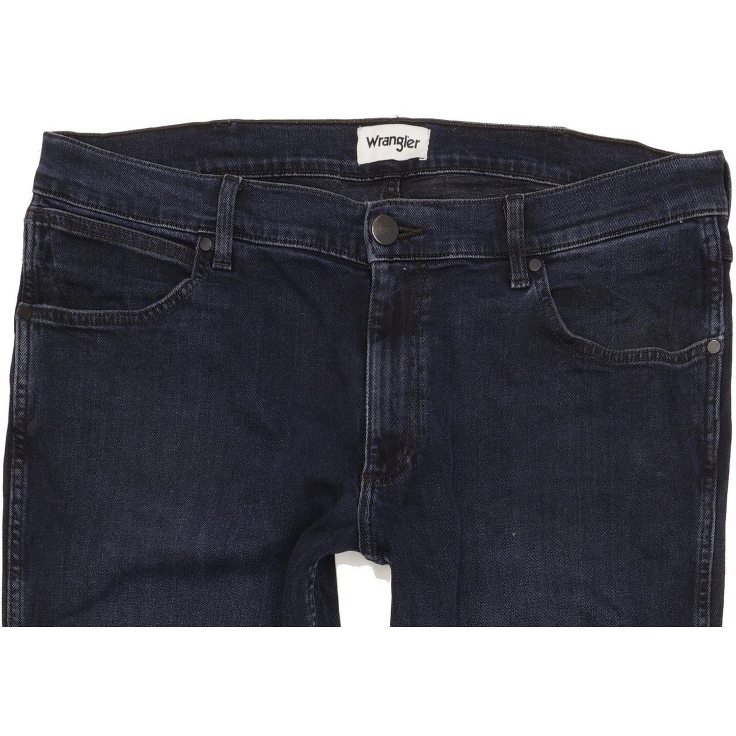 Wrangler Greensboro Men Blue Straight Regular Stretch Jeans W36 L29