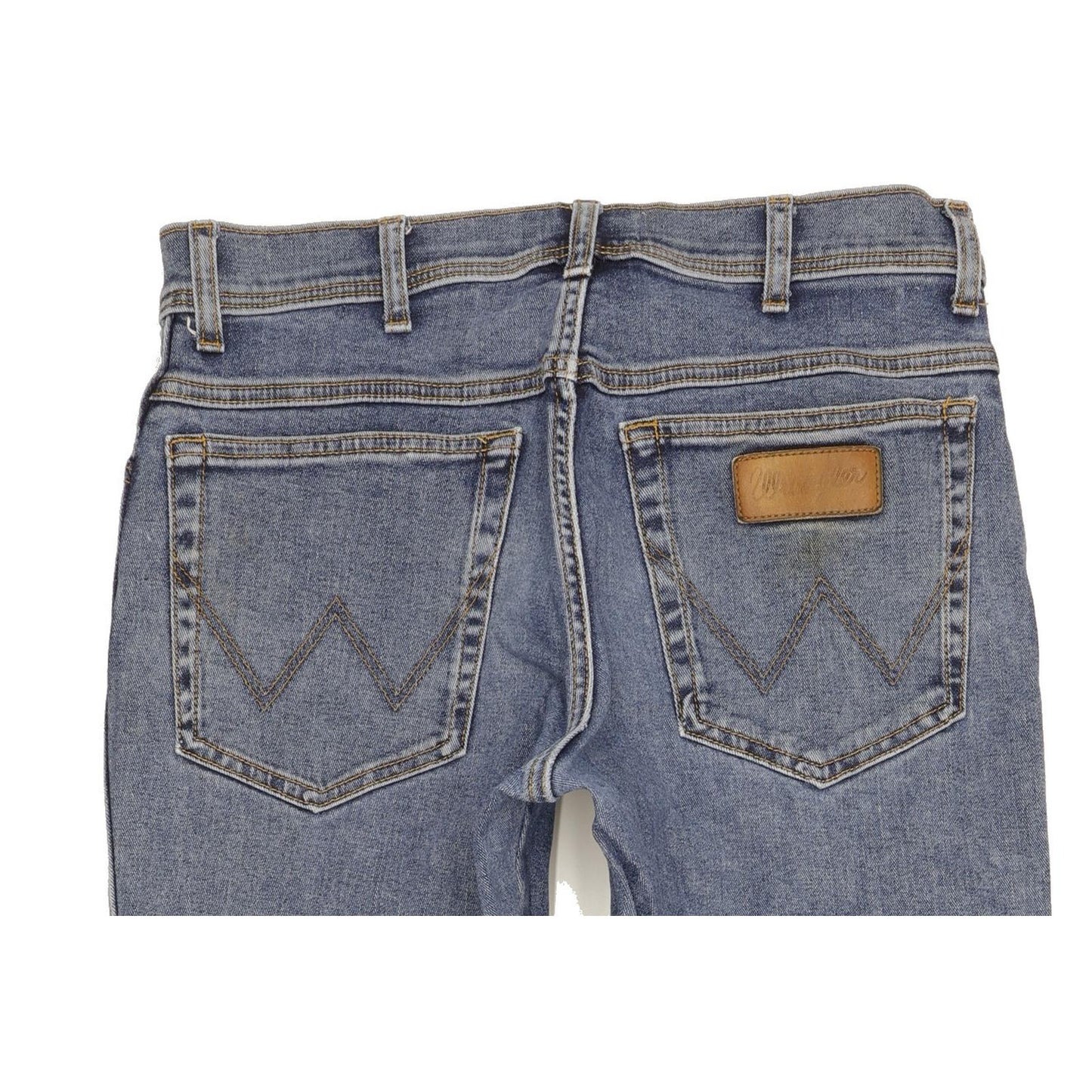 Wrangler Texas Men Blue Straight Regular Stretch Jeans W33 L36