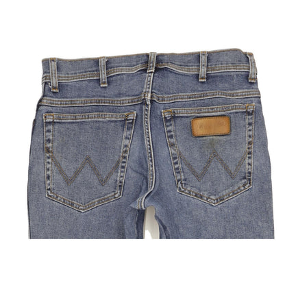 Wrangler Texas Men Blue Straight Regular Stretch Jeans W33 L36