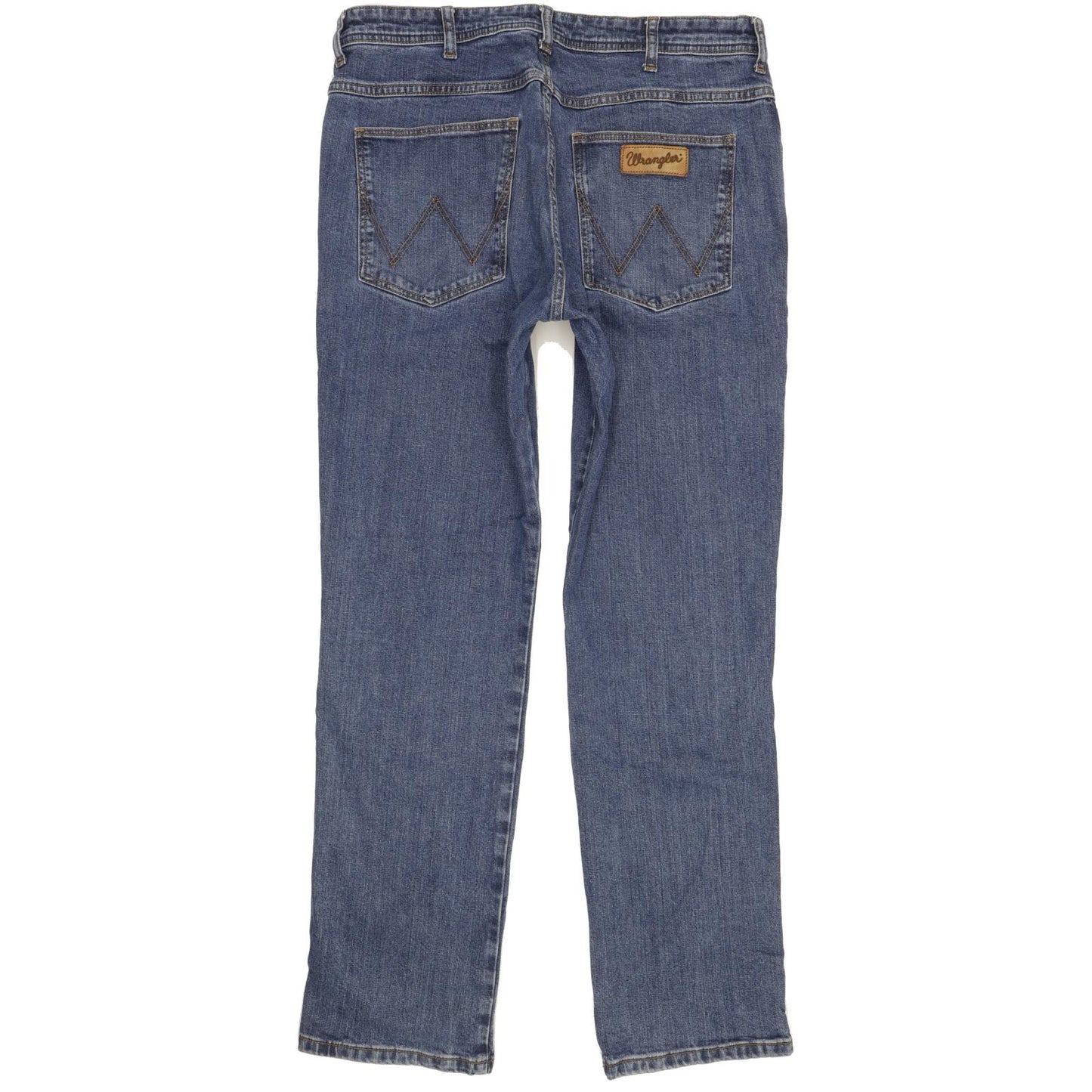 Wrangler Arizona Men Blue Straight Regular Stretch Jeans W36 L33