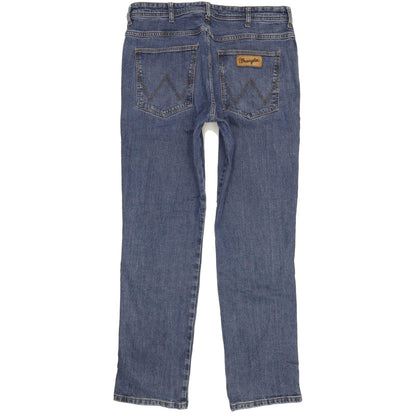 Wrangler Arizona Men Blue Straight Regular Stretch Jeans W36 L33