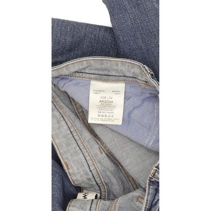 Wrangler Arizona Men Blue Straight Regular Stretch Jeans W36 L33
