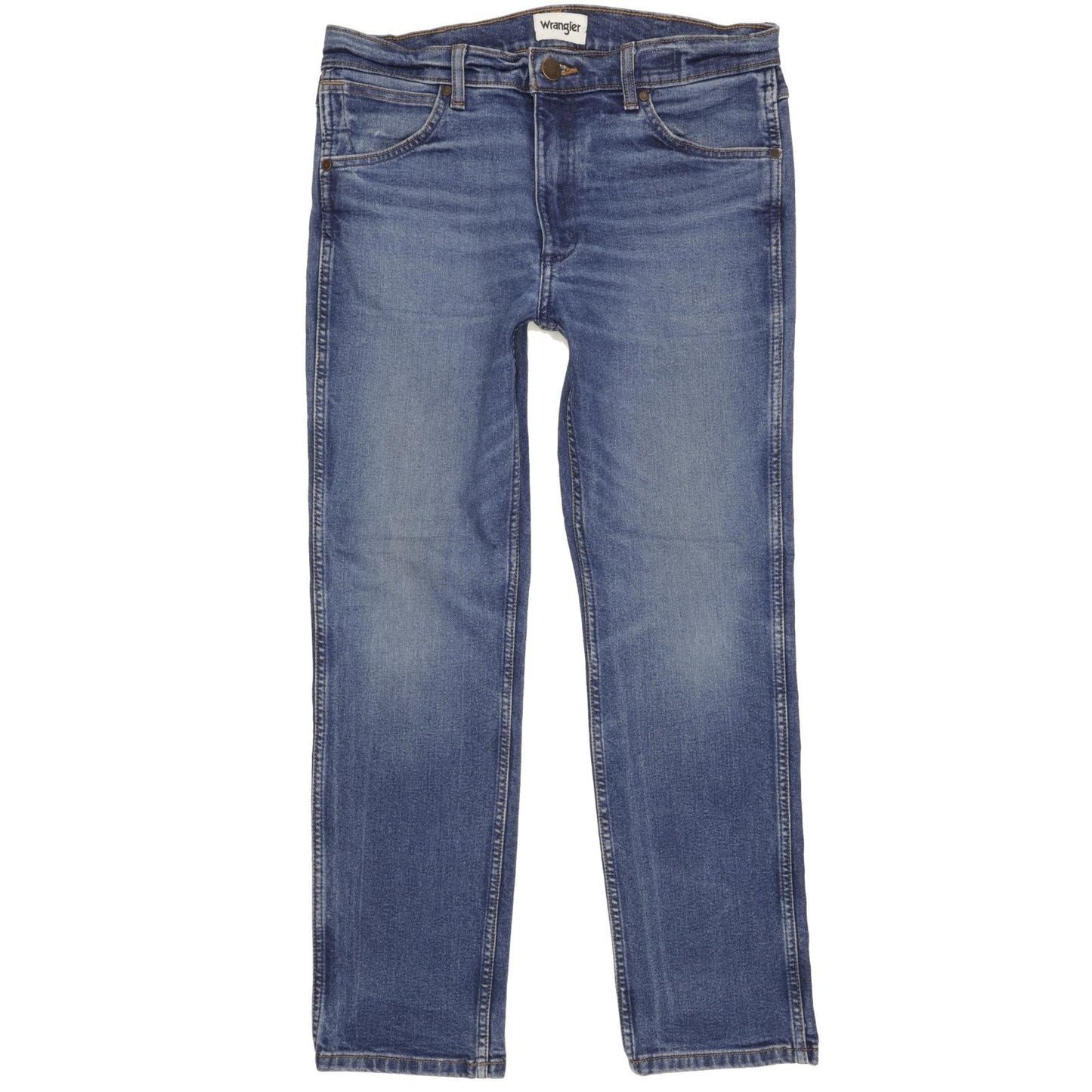 Wrangler Greensboro Men Blue Straight Regular Jeans W33 L29