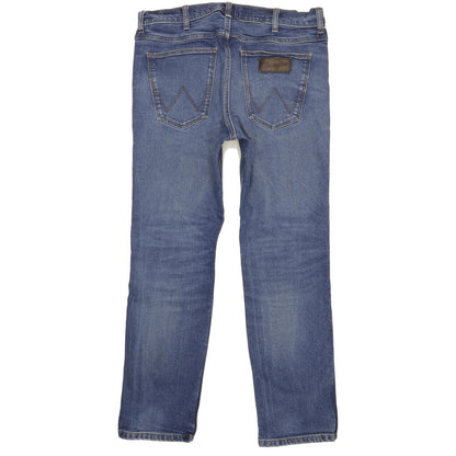 Wrangler Greensboro Men Blue Straight Regular Jeans W33 L29