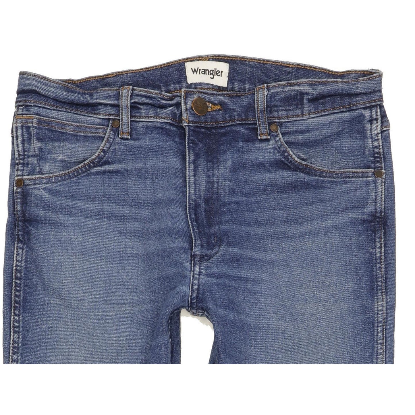 Wrangler Greensboro Men Blue Straight Regular Jeans W33 L29
