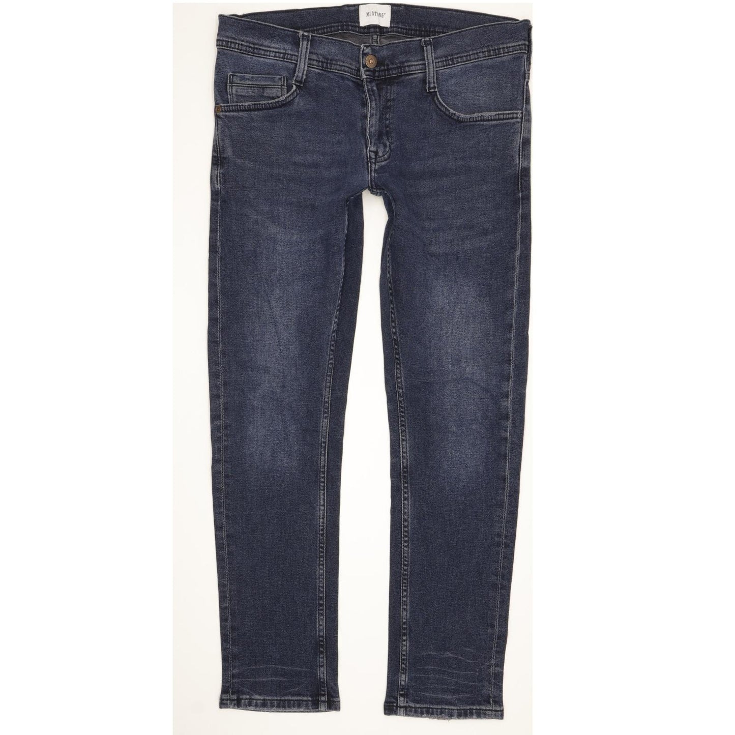 Mustang Men Blue Straight Slim Jeans W30 L29