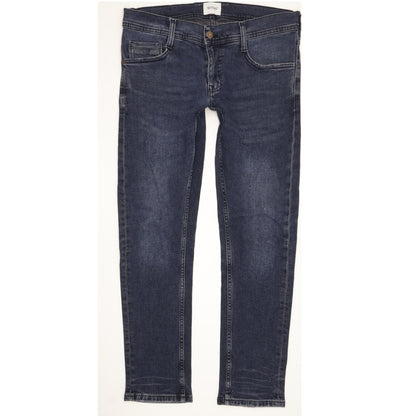 Mustang Men Blue Straight Slim Jeans W30 L29