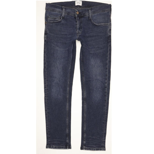 Mustang Men Blue Straight Slim Jeans W30 L29