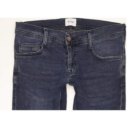 Mustang Men Blue Straight Slim Jeans W30 L29