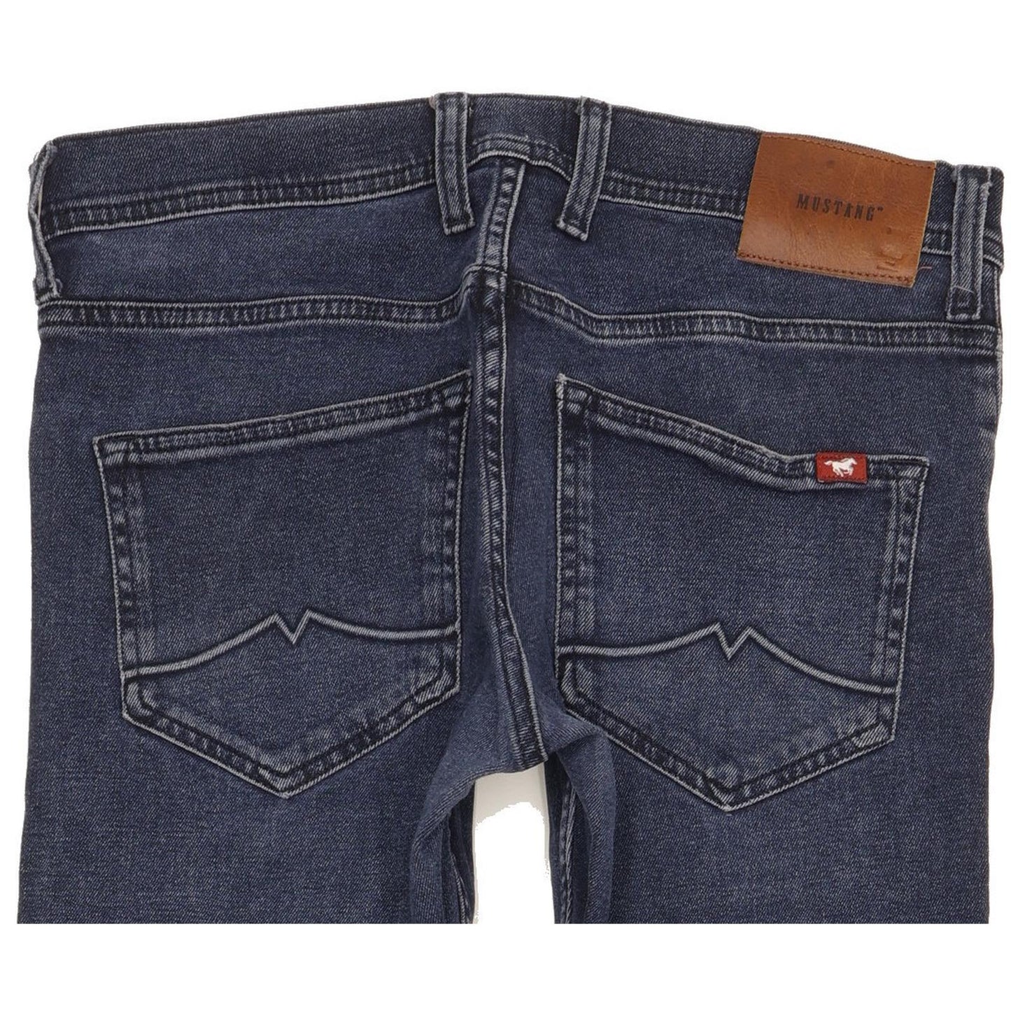 Mustang Men Blue Straight Slim Jeans W30 L29