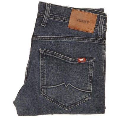 Mustang Men Blue Straight Slim Jeans W30 L29
