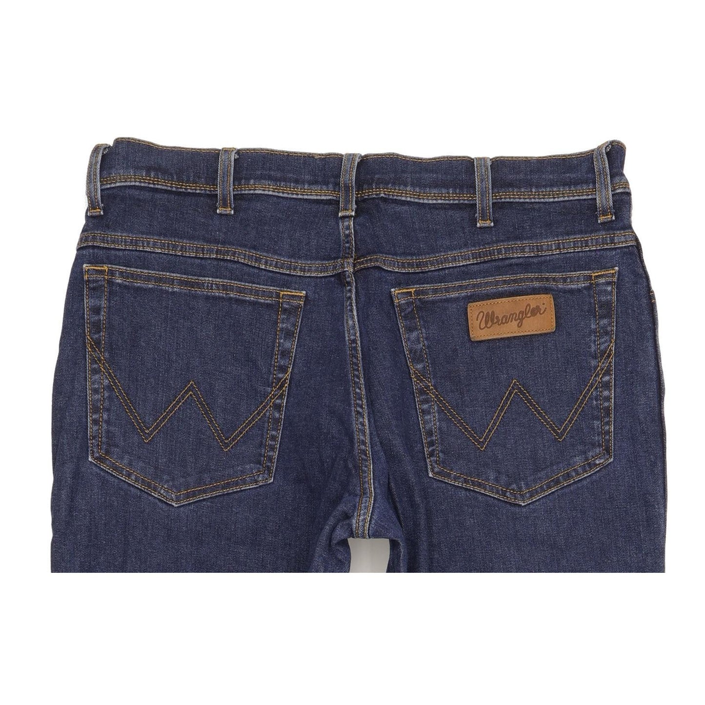 Wrangler Texas Men Blue Straight Regular Stretch Jeans W36 L32