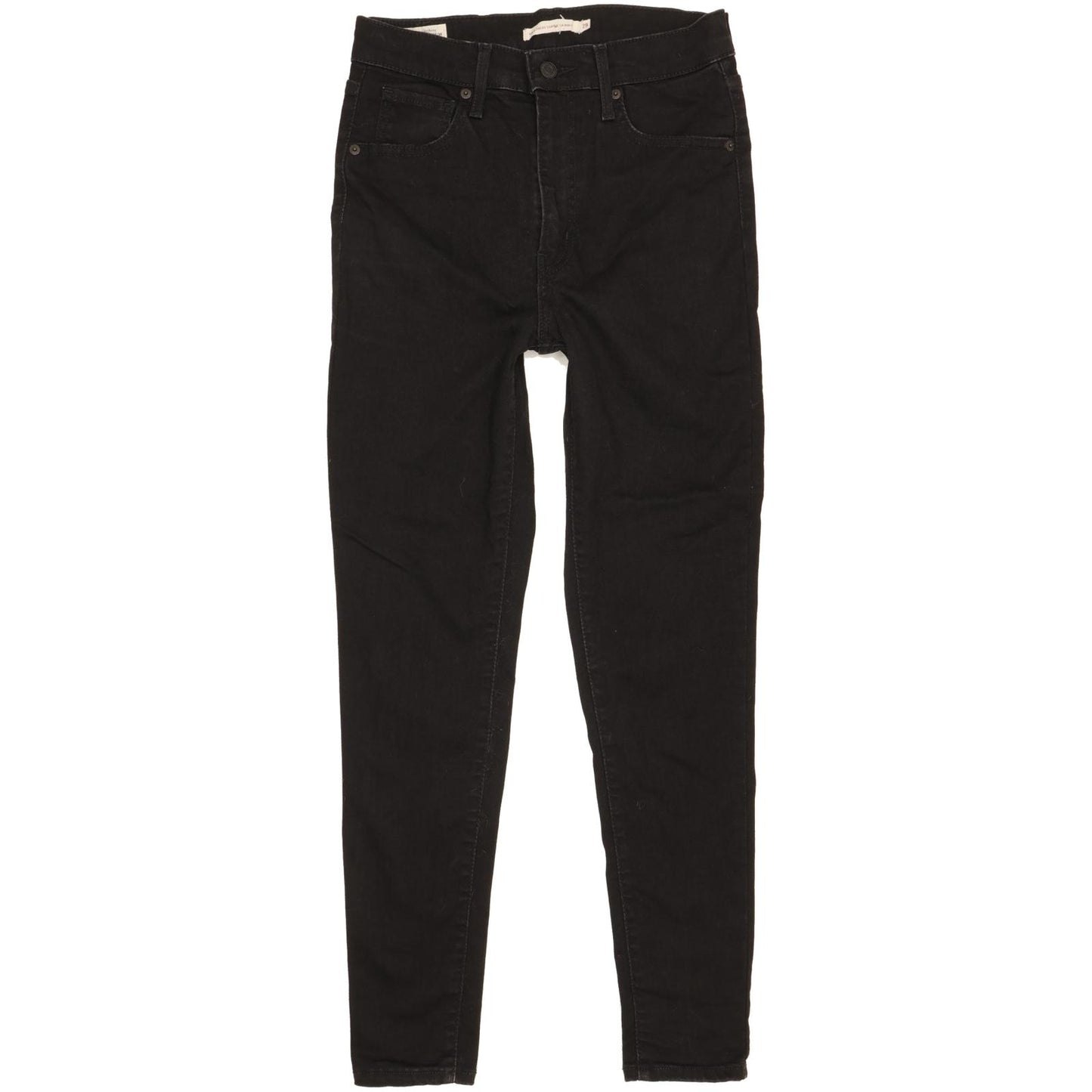 Levi's Mile Black Skinny Slim Stretch Jeans High Waisted W28 L28