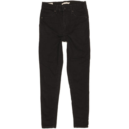 Levi's Mile Black Skinny Slim Stretch Jeans High Waisted W28 L28
