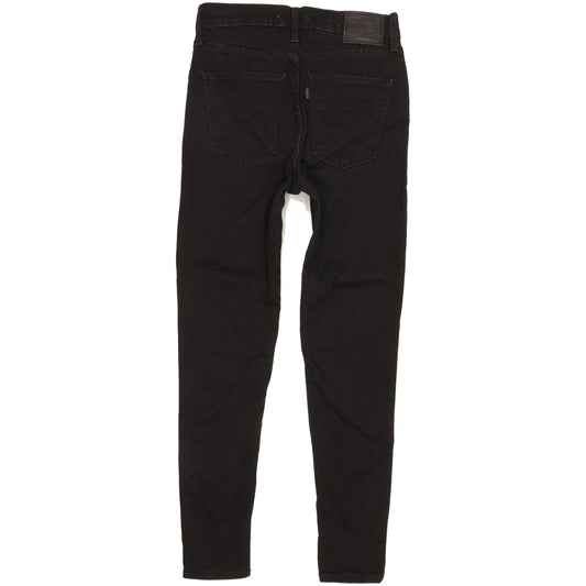 Levi's Mile Black Skinny Slim Stretch Jeans High Waisted W28 L28