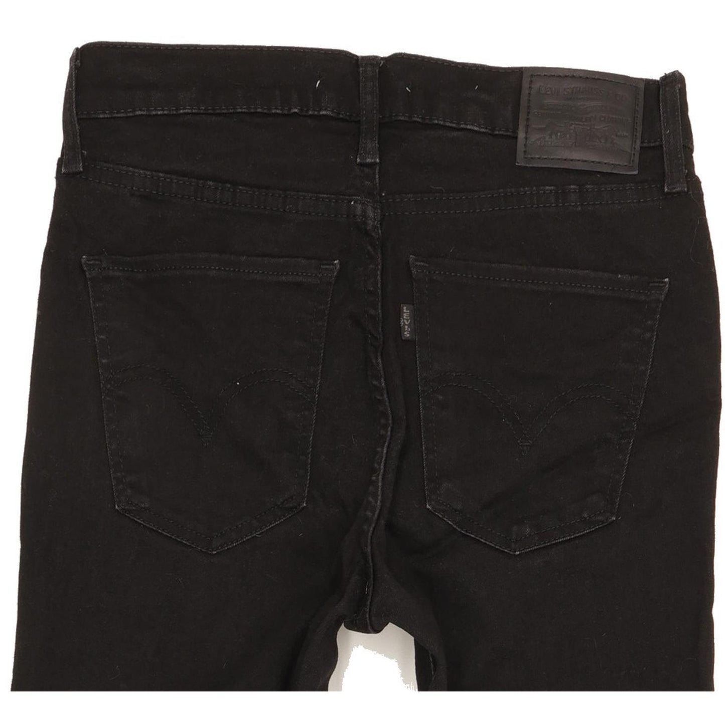 Levi's Mile Black Skinny Slim Stretch Jeans High Waisted W28 L28