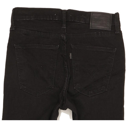 Levi's Mile Black Skinny Slim Stretch Jeans High Waisted W28 L28