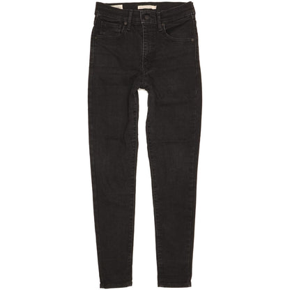 Levi's Mile Black Skinny Slim Stretch Jeans High Waisted W27 L27