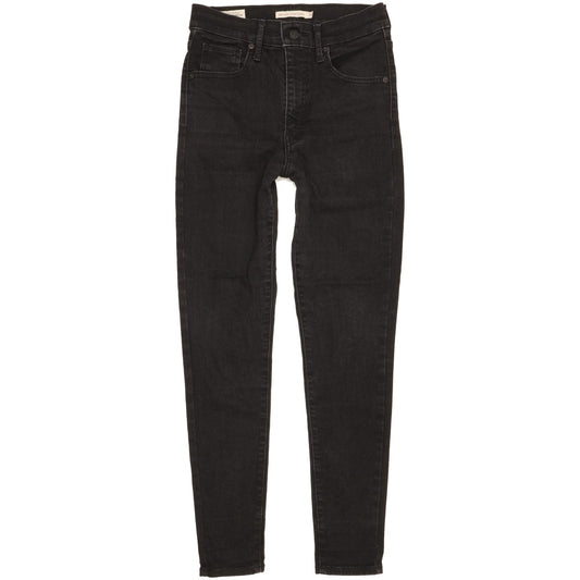 Levi's Mile Black Skinny Slim Stretch Jeans High Waisted W27 L27