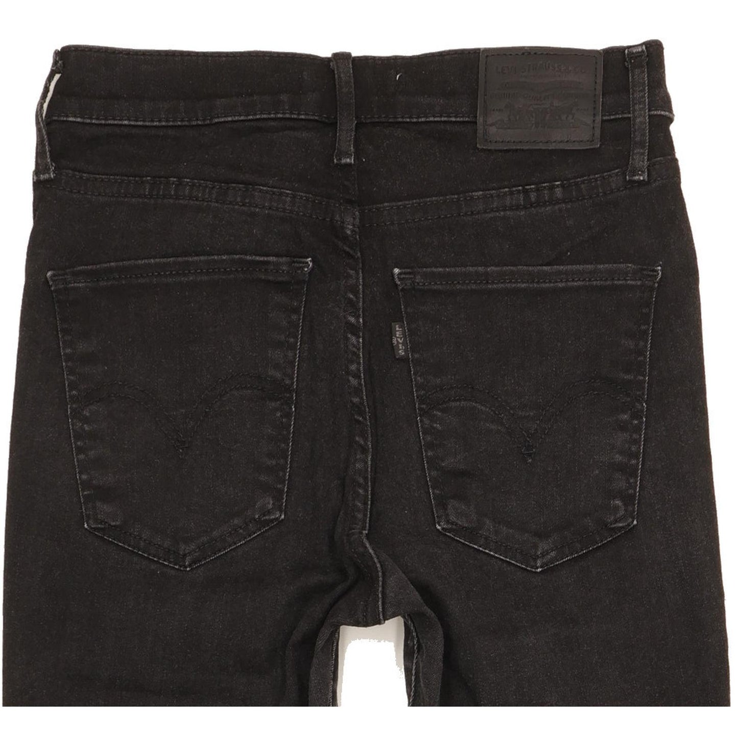 Levi's Mile Black Skinny Slim Stretch Jeans High Waisted W27 L27