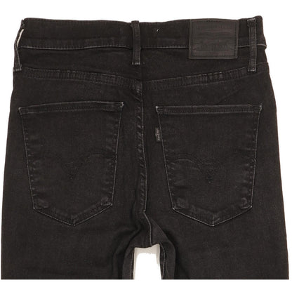 Levi's Mile Black Skinny Slim Stretch Jeans High Waisted W27 L27
