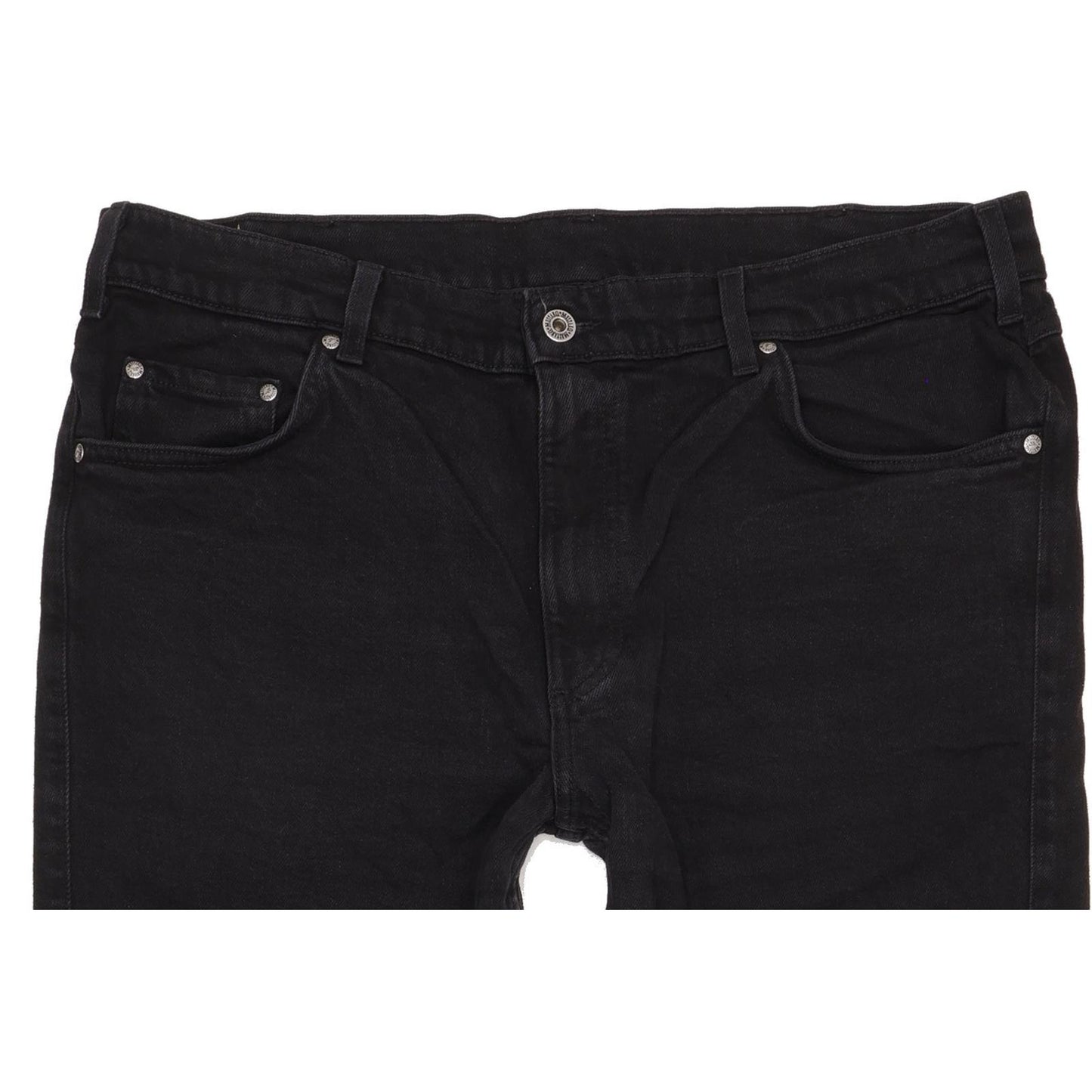 Mustang Big Sur Men Black Straight Regular Stretch Jeans W38 L30