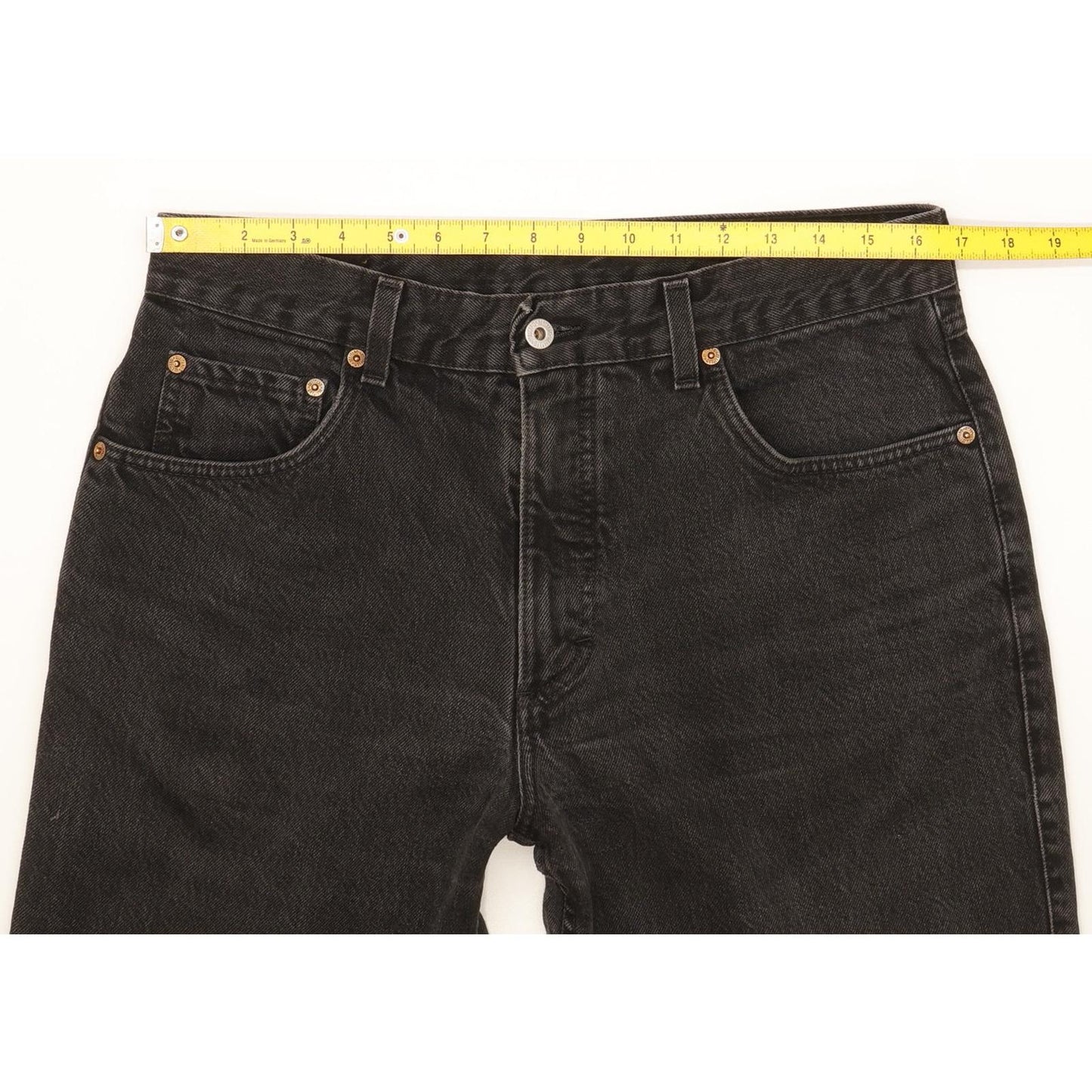 Mustang Michigan Men Black Straight Regular Jeans W34 L34