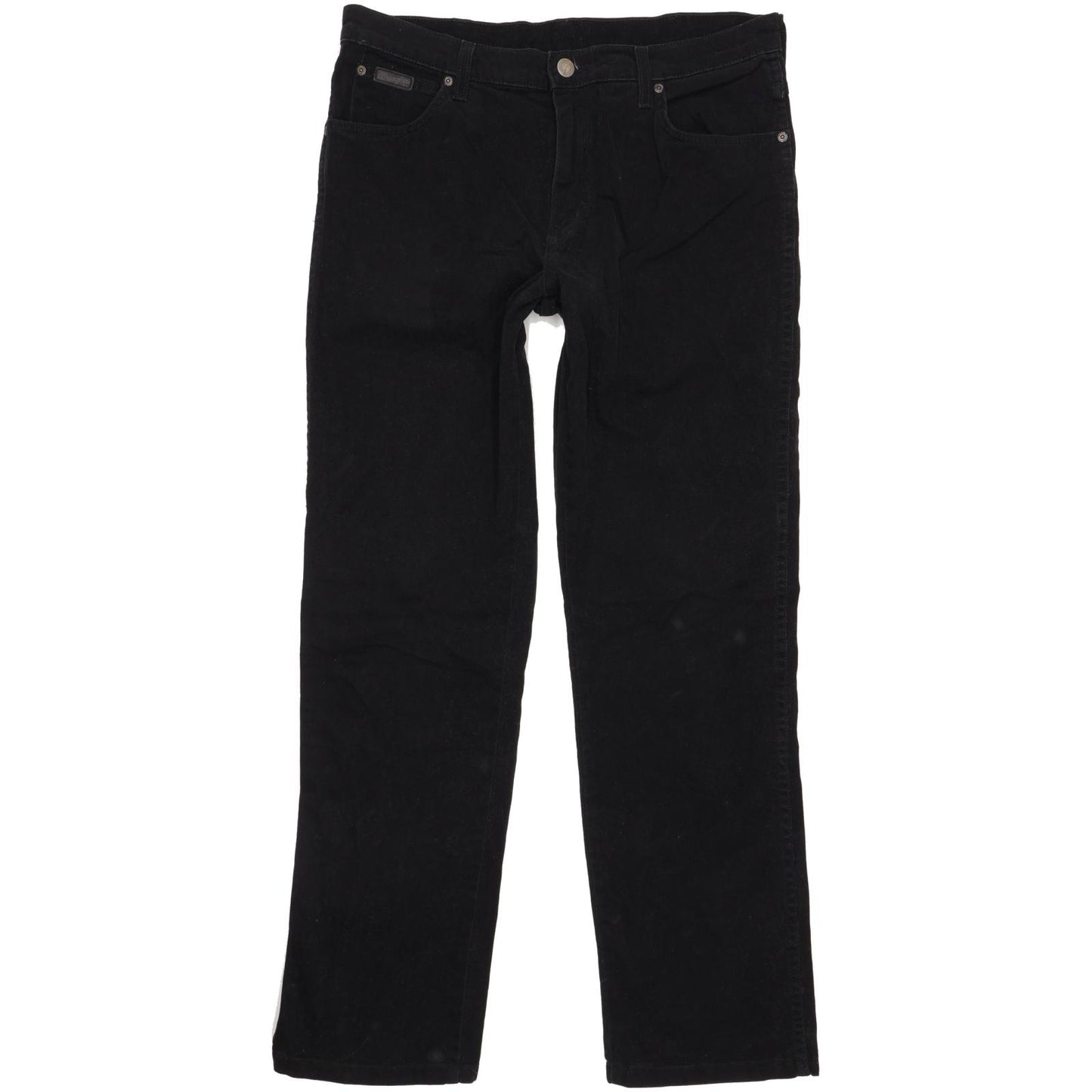 Wrangler Texas Men Black Straight Regular Stretch Jeans W34 L32