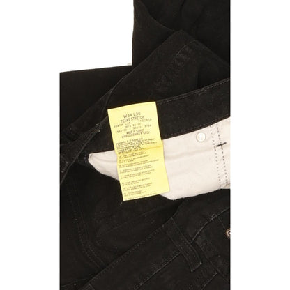 Wrangler Texas Men Black Straight Regular Stretch Jeans W34 L32