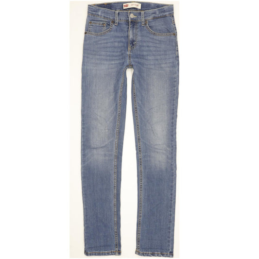 Levi's 510 Kids Blue Skinny Slim Stretch Jeans W26 L31