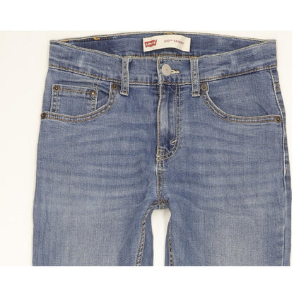 Levi's 510 Kids Blue Skinny Slim Stretch Jeans W26 L31