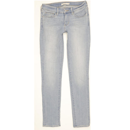 Levi's 711 Women Blue Skinny Slim Stretch Jeans W27 L30
