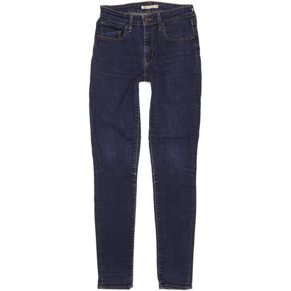 Levi's 721 Women Blue Skinny Slim Stretch Jeans W28 L32