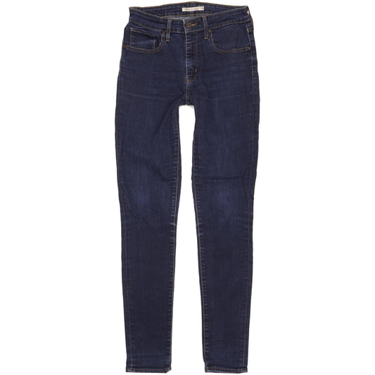 Levi's 721 Women Blue Skinny Slim Stretch Jeans W28 L32