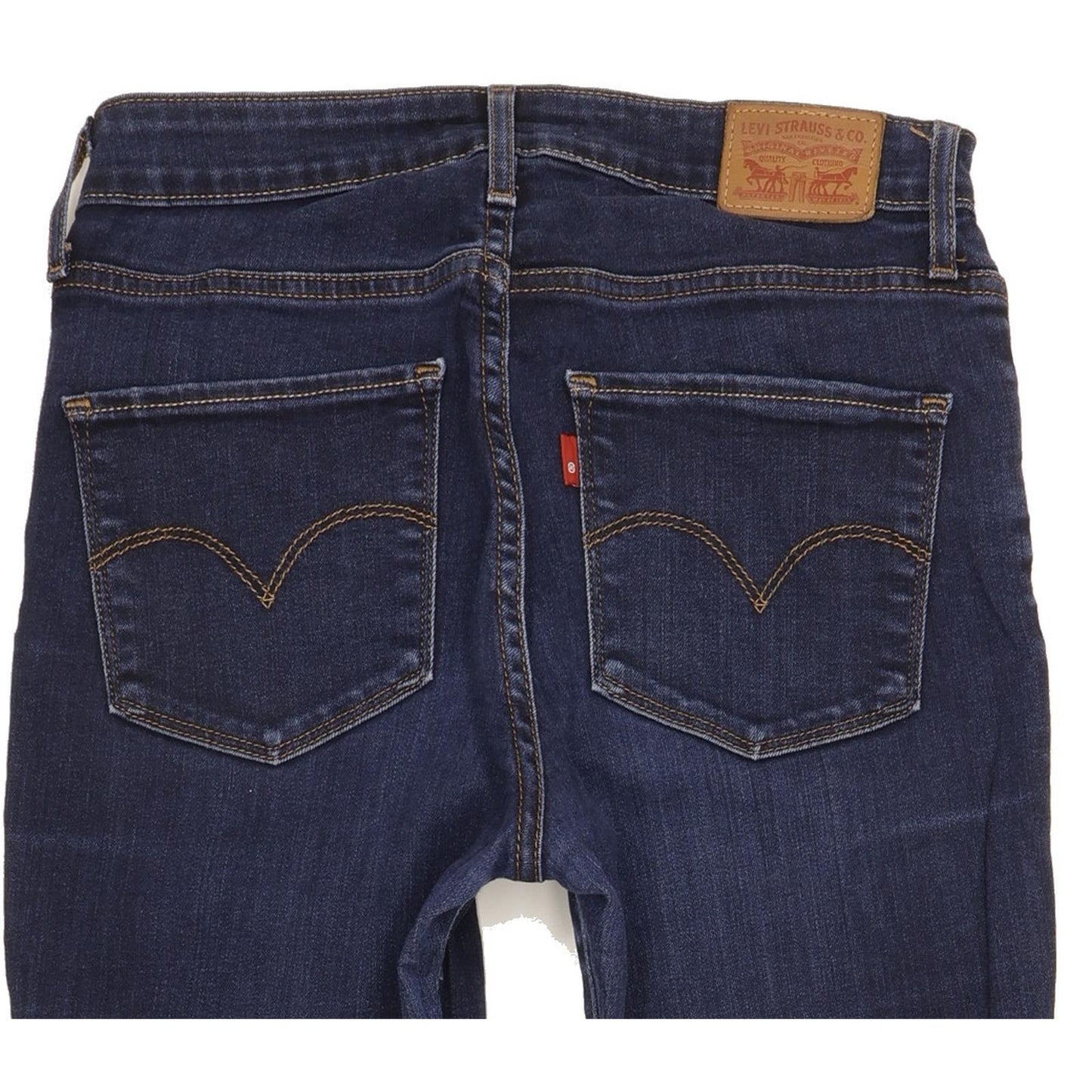 Levi's 721 Women Blue Skinny Slim Stretch Jeans W28 L32