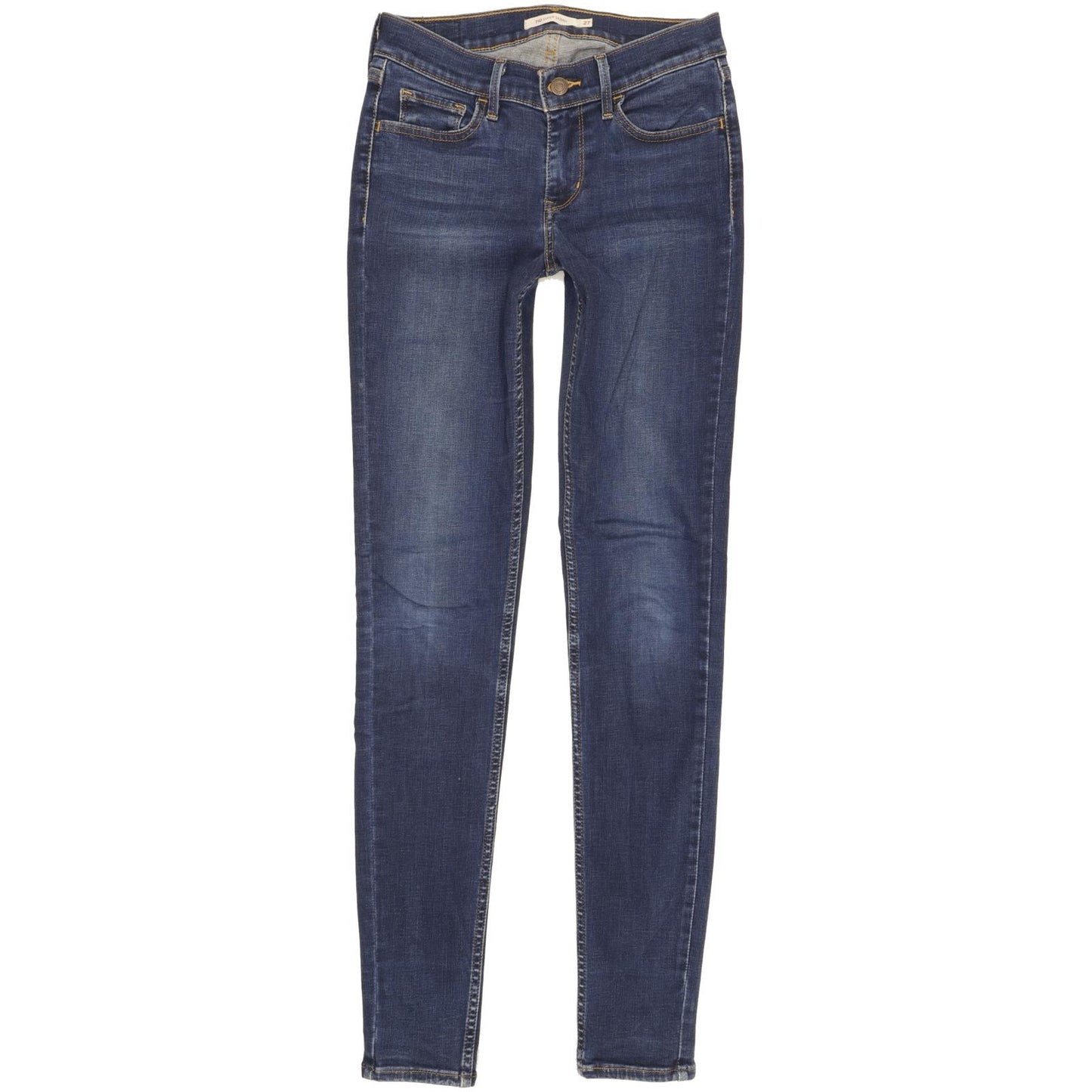 Levi's 710 Super Women Blue Skinny Slim Stretch Jeans W27 L31