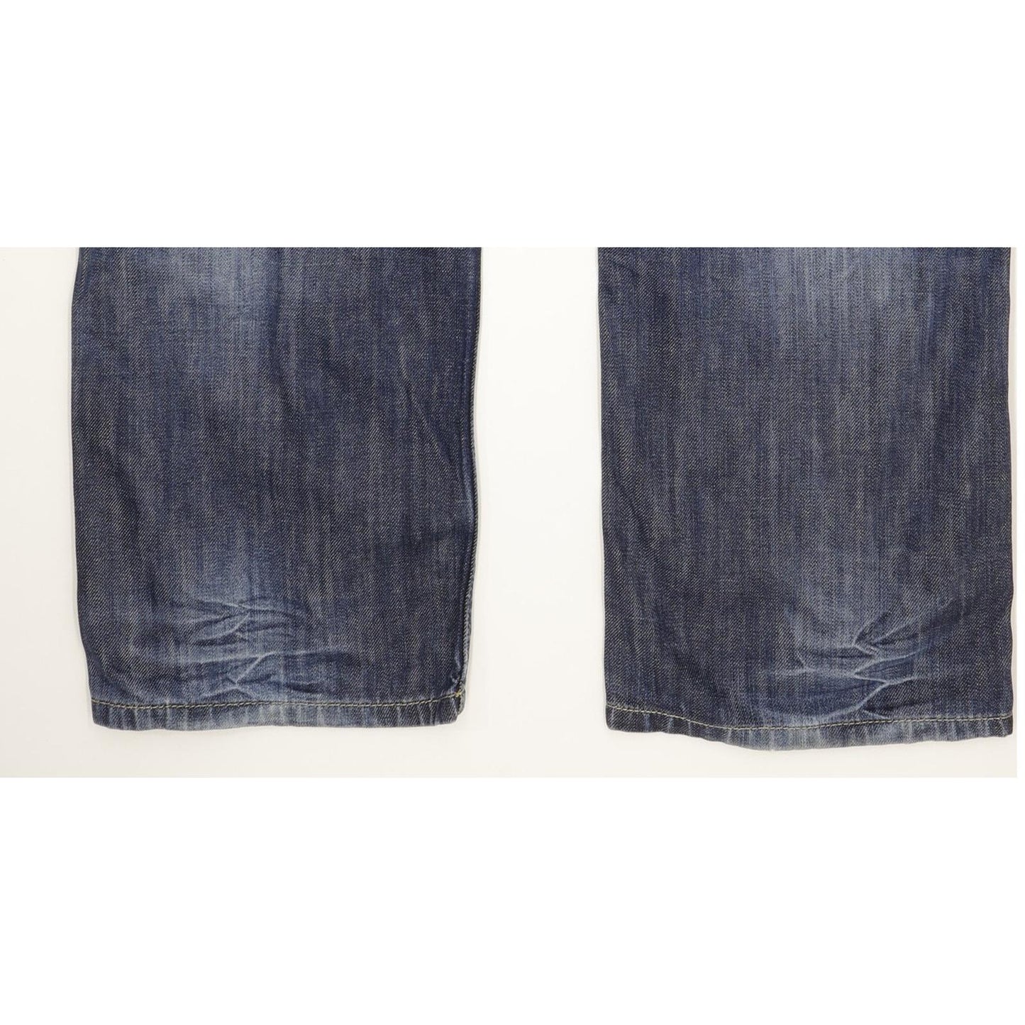 Mustang Michigan Men Blue Straight Slim Jeans W34 L31