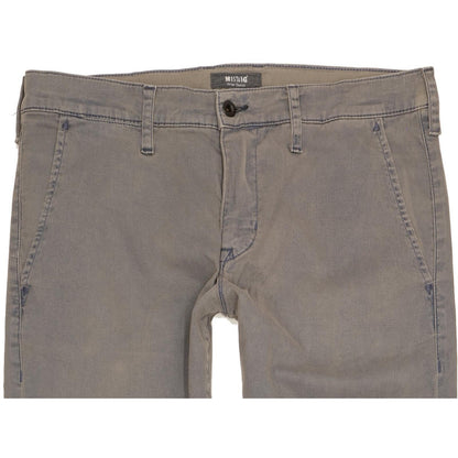 Mustang Ohio Men Blue Straight Slim Chino Stretch Jeans W33 L32